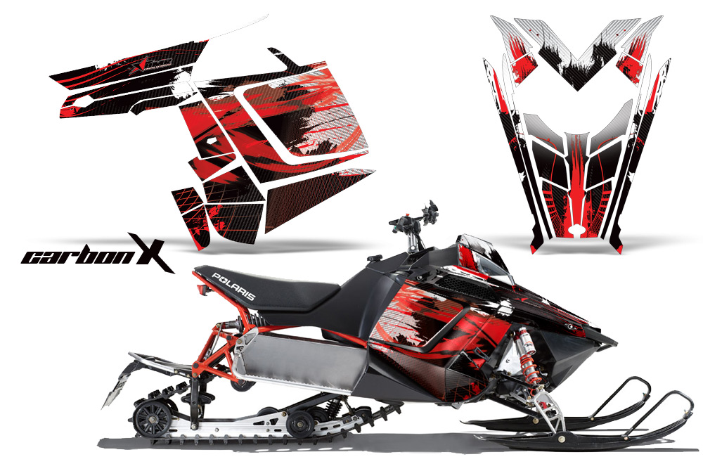 Polaris RUSH Graphics Kit CarbonXRed